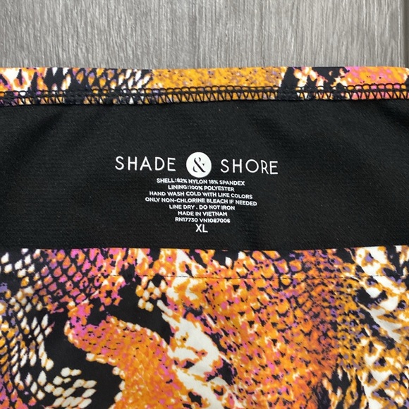 Neon snakeskin print bikini bottoms - Picture 2 of 5